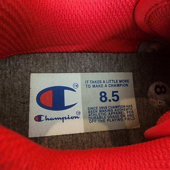 Champion 3 on 3 Low Top Red Basketball Shoes Mens Size 8.5 | CPS10317M main image 12